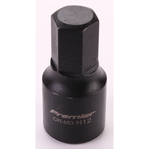 Sealey 3/8"Dr Low Profile Hex Impact Socket Bit 12mm