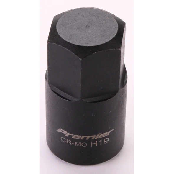 Sealey 3/8"Dr Low Profile Hex Impact Socket Bit 19mm