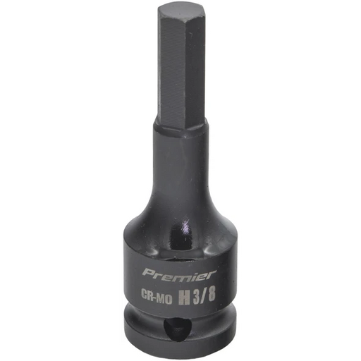 Sealey 1/2"Dr Impact Hex Socket Bit 3/8" (78mmL)