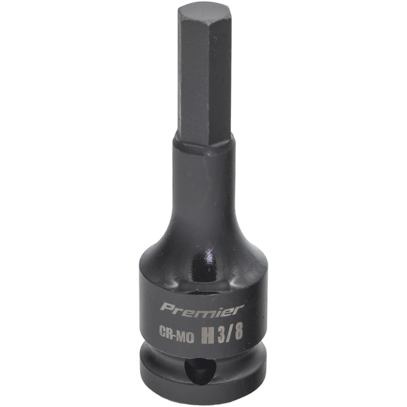 Sealey 1/2"Dr Impact Hex Socket Bit 3/8" (78mmL)