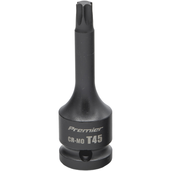 Sealey 1/2"Dr Impact TRX-Star Socket Bit T45 (78mmL)