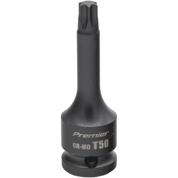 Sealey 1/2"Dr Impact TRX-Star Socket Bit T50 (78mmL)