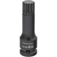Sealey 1/2"Dr Impact Spline Socket Bit M18 (78mmL) AK56000-24