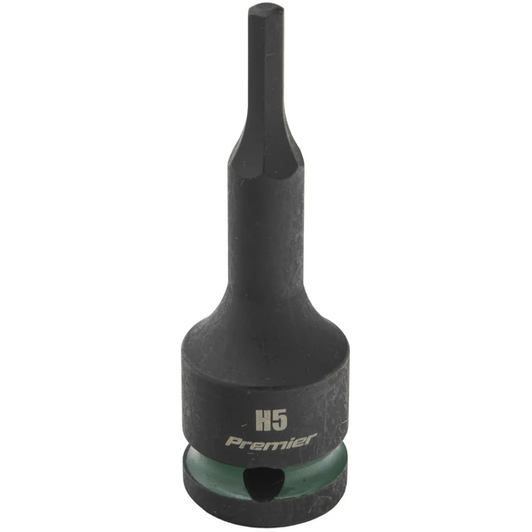 Sealey 1/2"Dr Impact Torx Bit Socket H5 (Green Coded Ring)