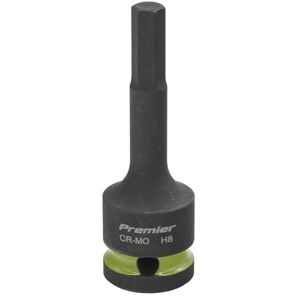 Sealey 1/2"Dr Impact Torx Bit Socket H8 (Green Coded Ring)
