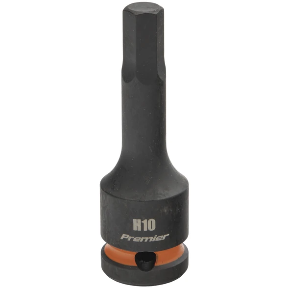 Sealey 1/2"Dr Impact Torx Bit Socket H10 (Orange Coded Ring)