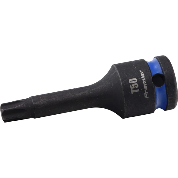 Sealey 1/2"Dr Impact Torx Bit Socket T50 (Blue Coded Ring)