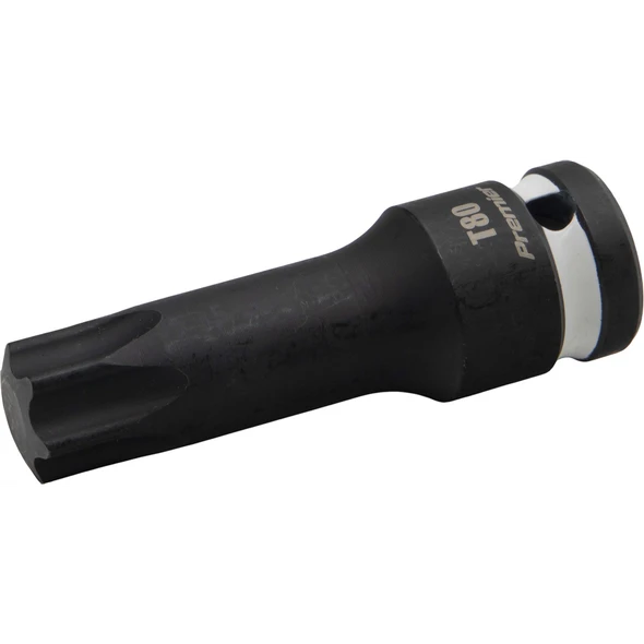 Sealey 1/2"Dr Impact Torx Bit Socket T80 (White Coded Ring)