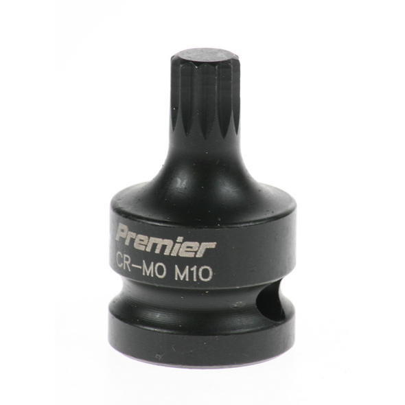 Sealey Impact spline socket bit (m10) 1/2"dr