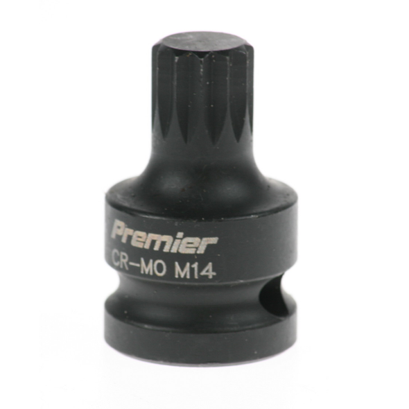 Sealey Impact spline socket bit (m14) 1/2"dr