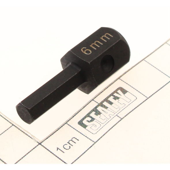 Sealey Impact hex bit 1/2" sq dr 6mm