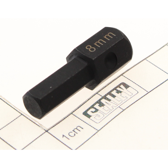 Sealey Impact hex bit 1/2" sq dr 8mm