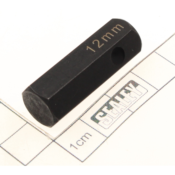 Sealey Impact hex bit 1/2" sq dr 12mm