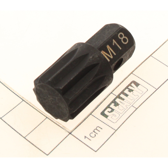 Sealey Impact spline bit 1/2" sq dr m18