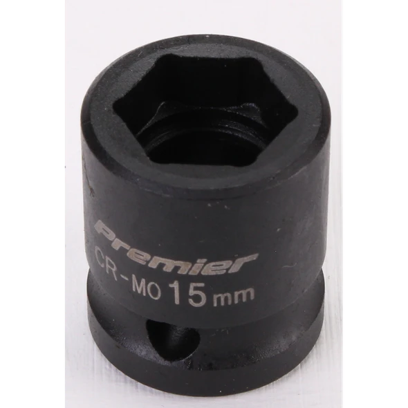 Sealey 1/2"dr low profile impact socket 15mm