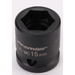 Sealey 1/2"dr low profile impact socket 15mm