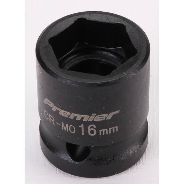Sealey 1/2"dr low profile impact socket 16mm