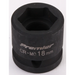 Sealey 1/2"dr low profile impact socket 18mm