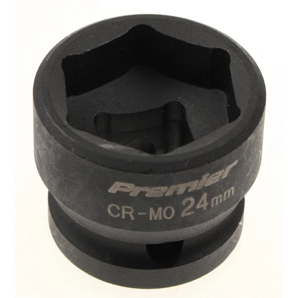 Sealey 1/2"dr low profile impact socket 24mm
