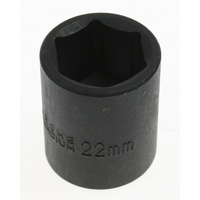 Sealey Impact socket 1/2"dr 22mm AK5613M.12