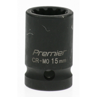 Sealey Impact socket 15mm 1/2"dr 'total drive' AK5613TDV2.06