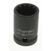 Sealey Impact socket 17mm 1/2"dr 'total drive' AK5613TDV2.08