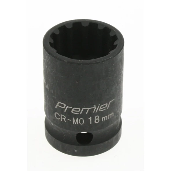 Sealey Impact socket 18mm 1/2"dr 'total drive'
