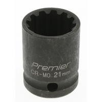 Sealey Impact socket 21mm 1/2"dr 'total drive' AK5613TDV2.11