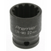 Sealey Impact socket 22mm 1/2"dr 'total drive'
