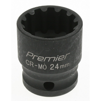 Sealey Impact socket 24mm 1/2"dr 'total drive' AK5613TDV2.13