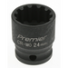 Sealey Impact socket 24mm 1/2"dr 'total drive'