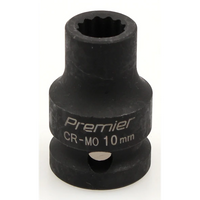Sealey Impact socket 1/2"dr 10mm (12pt) AK5614M.01