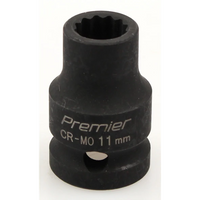 Sealey Impact socket 1/2"dr 11mm (12pt) AK5614M.02