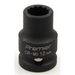 Sealey Impact socket 1/2"dr 12mm (12pt)