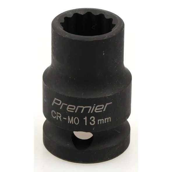 Sealey Impact socket 1/2"dr 13mm (12pt)