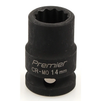 Sealey Impact socket 1/2"dr 14mm (12pt) AK5614M.05