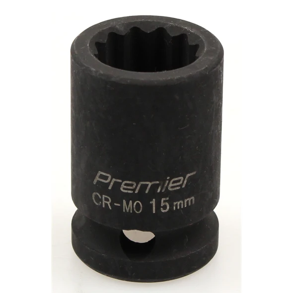 Sealey Impact socket 1/2"dr 15mm (12pt)