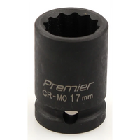 Sealey Impact socket 1/2"dr 17mm (12pt) AK5614M.08