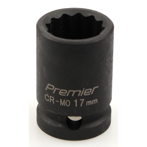 Sealey Impact socket 1/2"dr 17mm (12pt)
