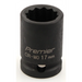 Sealey Impact socket 1/2"dr 17mm (12pt)