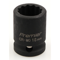Sealey Impact socket 1/2"dr 18mm (12pt) AK5614M.09