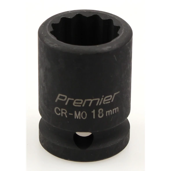 Sealey Impact socket 1/2"dr 18mm (12pt)