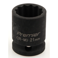 Sealey Impact socket 1/2"dr 21mm (12pt) AK5614M.11
