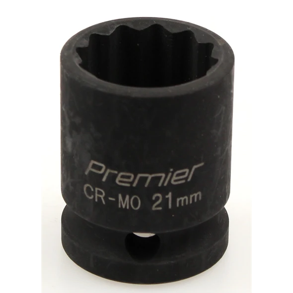 Sealey Impact socket 1/2"dr 21mm (12pt)