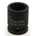 Sealey Impact socket 1/2"dr 21mm (12pt)