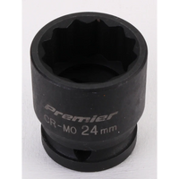 Sealey Impact socket 1/2"dr 24mm (12pt) AK5614M.13