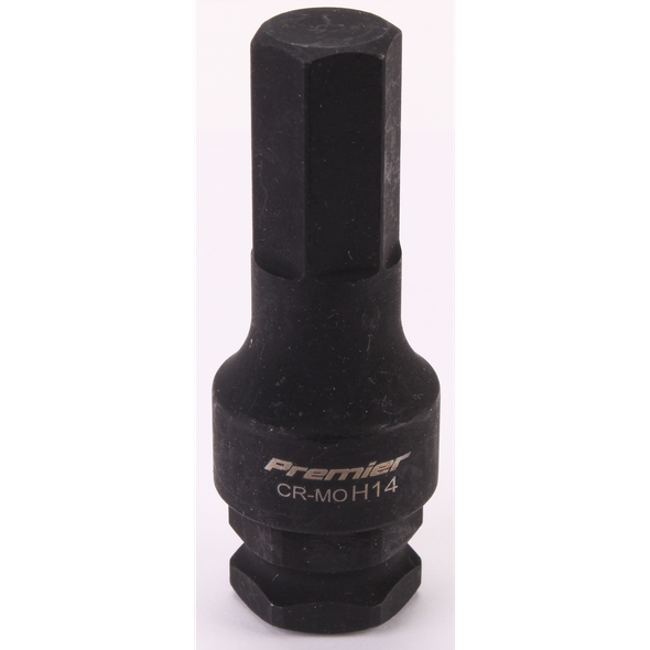 Sealey 3/4"Dr x H14 Impact Hex Bit (Phosphate Finish)