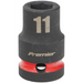 Sealey 1/2"Dr Impact Socket 11mm (Red Coded Ring)