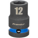 Sealey 1/2"Dr Impact Socket 12mm (Blue Coded Ring)