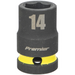 Sealey 1/2"Dr Impact Socket 14mm (Yellow Coded Ring)